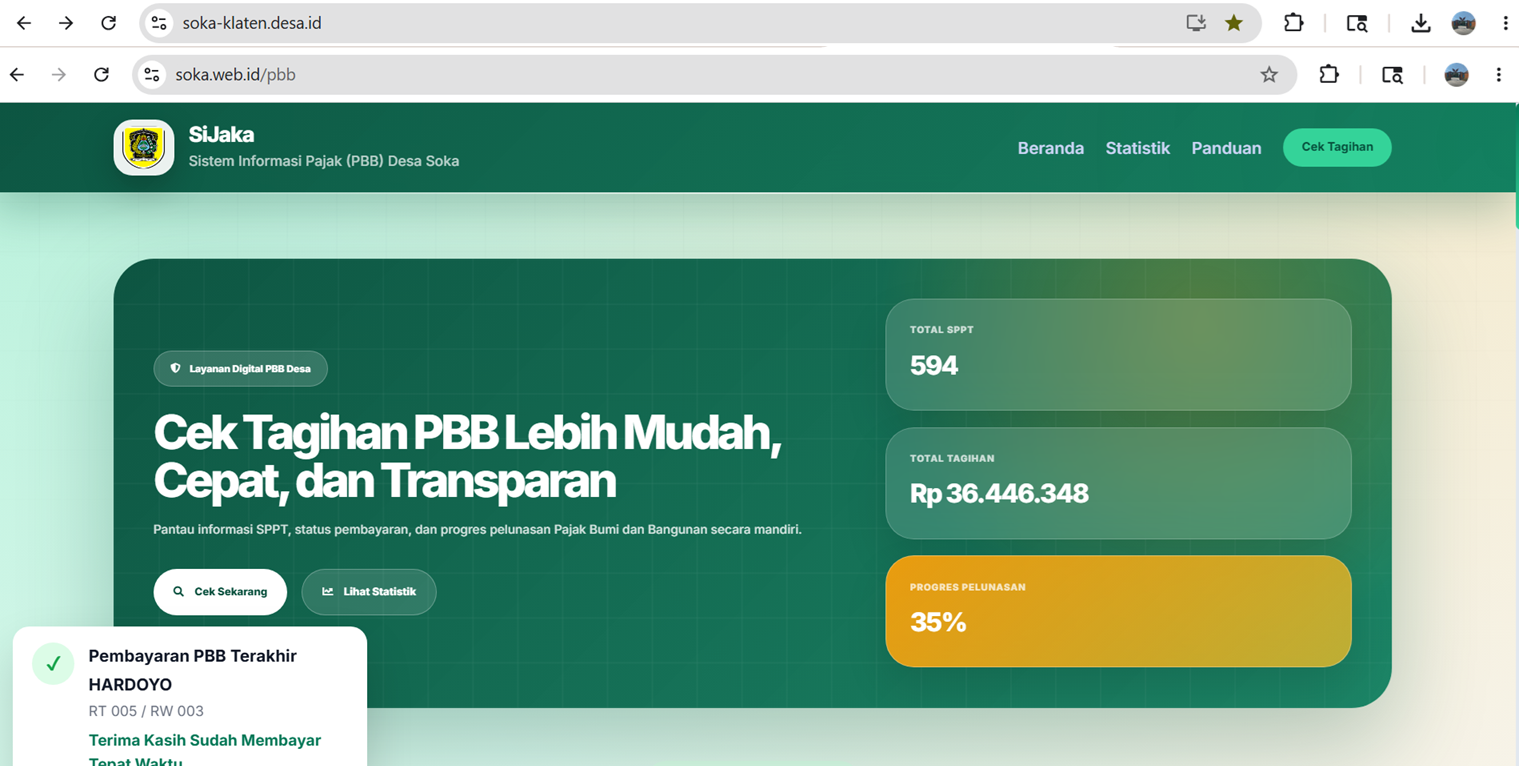 Layanan PBB